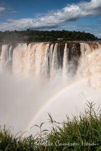 rainbow Cataratas del Iguazú waterfall wasserfall